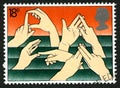 Sign Language UK Postage Stamp