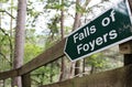 Sign leading the way to Falls of Foyers.
