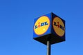 Sign Lidl Against Blue Sky