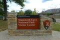 Sign of Mammoth Cave National Park, USA Royalty Free Stock Photo