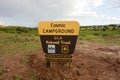 A sign marking a new campground in new mexico