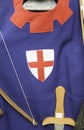 Sign medieval uniform