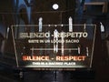 Silence - Respect a Sacred Place