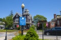 Metcalf Square in Winthrop Massachusetts USA