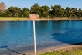 Sign at Model Boat Pond in San Diego