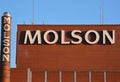 Sign of the Montreal Molson Factory. Molson-Coors Canada Inc