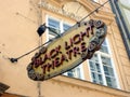 The Black Light Theatre, Prague, Czech Republic Royalty Free Stock Photo