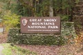 Sign at National Park Royalty Free Stock Photo