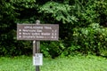 Sign near Newfound Gap, Tennessee