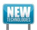 Sign with a new technologies concept Royalty Free Stock Photo