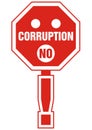 Sign no corruption