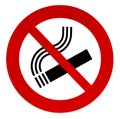 Sign no smoking