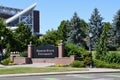 Sign Oregon State University in the Town Corvallis, Oregon