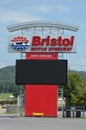 Sign outside of Bristol Motor Speedway Royalty Free Stock Photo