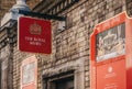 Sign outside the Royal Mews at Buckingham Palace, London, UK Royalty Free Stock Photo