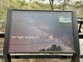 Sign at Overlook Lilly Bridge, Obed Wild & Scenic River, Lancing, TN Royalty Free Stock Photo