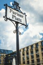 Sign in Paris square in Berlin Germany September 2107 Royalty Free Stock Photo