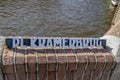 Sign PL Kramerbrug At Amsterdam The Netherlands 2018