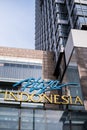 Sign of Plaza Indonesia. Plaza Indonesia is a shopping mall located at Thamrin Road, central Jakarta, Indonesia.