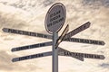 Sign Post, St. Clair, Dunedin, New Zealand