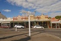 Sign post in the main street of Maldon, Victoria, Australia