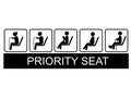 Sign of Priority Seat
