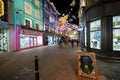 Sign promoting Carnaby Street Christmas lights