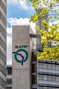 Sign on the RATP headquarters, Paris, France Royalty Free Stock Photo