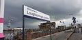 Sign reading 'Welcome to Loughborough Junction' at Loughborough Junction Overground Station, South London