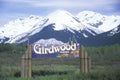 A sign that reads Ã¯Â¿Â½Welcome to Girdwood