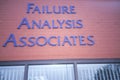 A sign that reads Ã¯Â¿Â½Failure Analysis AssociatesÃ¯Â¿Â½