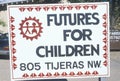 A sign that reads Ã¯Â¿Â½Futures for ChildrenÃ¯Â¿Â½