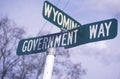 A sign that reads Ã¯Â¿Â½Government WayÃ¯Â¿Â½