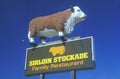 A sign that reads Ã¯Â¿Â½Sirloin Stockade Family RestaurantÃ¯Â¿Â½