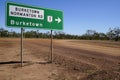 Sign on the road to Burketown