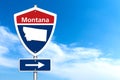 Sign Road trip to Montana
