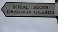 Sign of the Royal Scots Dragoon Guards