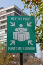 Meeting Point Sign