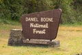 Sign Says Daniel Boone National Forest Department of Agriculture