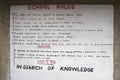 School rules on the wall of a primary school, Kenya, Africa