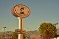 Sign for Sheri`s brothel in Nevada Royalty Free Stock Photo