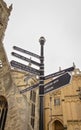 sign with sights of Cirencester - I - England