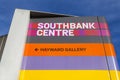 Sign for the Southbank Centre in London
