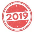 2019 sign or stamp