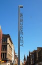 Sign at start of Merchant City, Glasgow