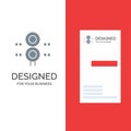 Sign, Station, Traffic, Train, Transportation Grey Logo Design and Business Card Template