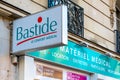 Sign of a store Bastide le confort medical, a company specializing in the supply of home health equipment and services