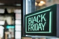 Sign in the store Black Friday Royalty Free Stock Photo