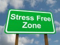 Sign for stress free zone