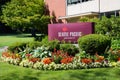 Sign in summer flowers for Seattle Pacific University